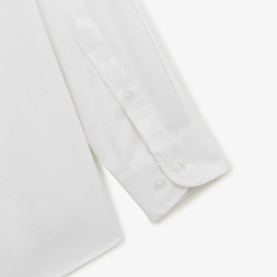 chemise homme tissu popeline confort poignets arrondis