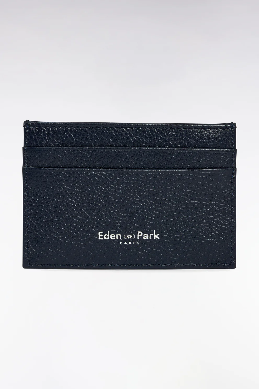 Featured image for “Porte-cartes en cuir grainé marine Eden Park”