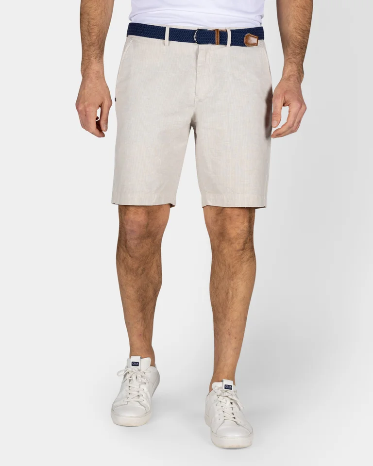 Featured image for “Short cargo en lin beige NZA”