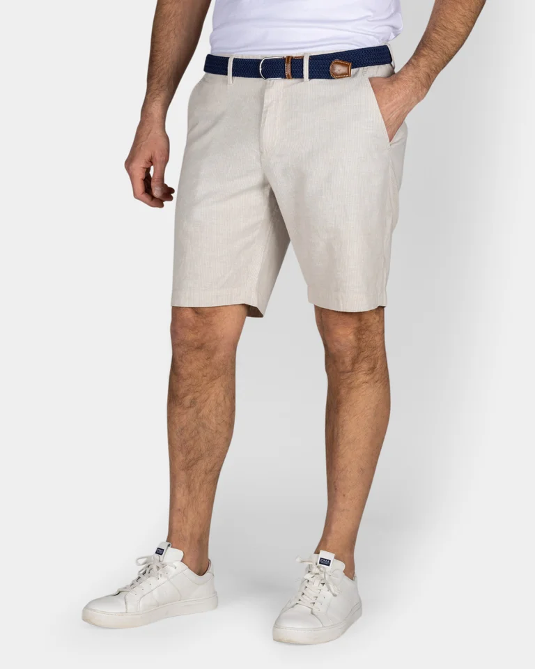Featured image for “Short cargo en lin beige NZA”