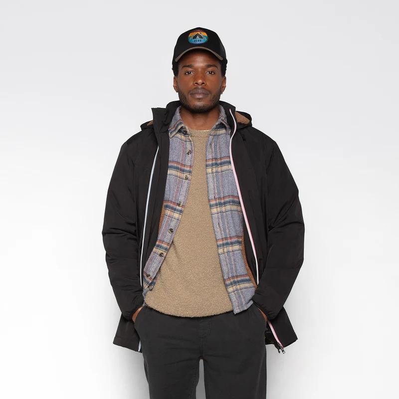 Featured image for “Parka Stormer doublure polaire déperlante noir Serge Blanco”
