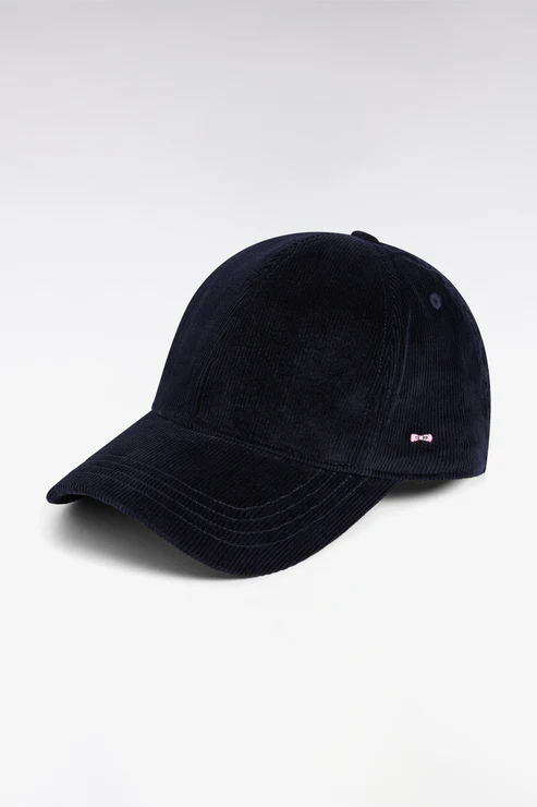 Featured image for “Casquette en velours côtelé marine Eden Park”