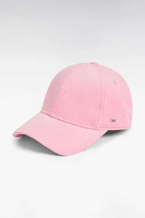 Featured image for “Casquette en velours côtelé rose Eden Park”