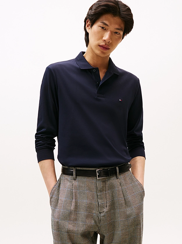 Featured image for “Polo coupe standard en coton manches longues Tommy Hilfiger”