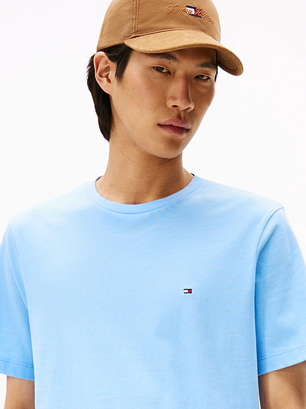 Featured image for “T-shirt à col ras-du-cou et drapeau brodé Tommy Hilfiger”