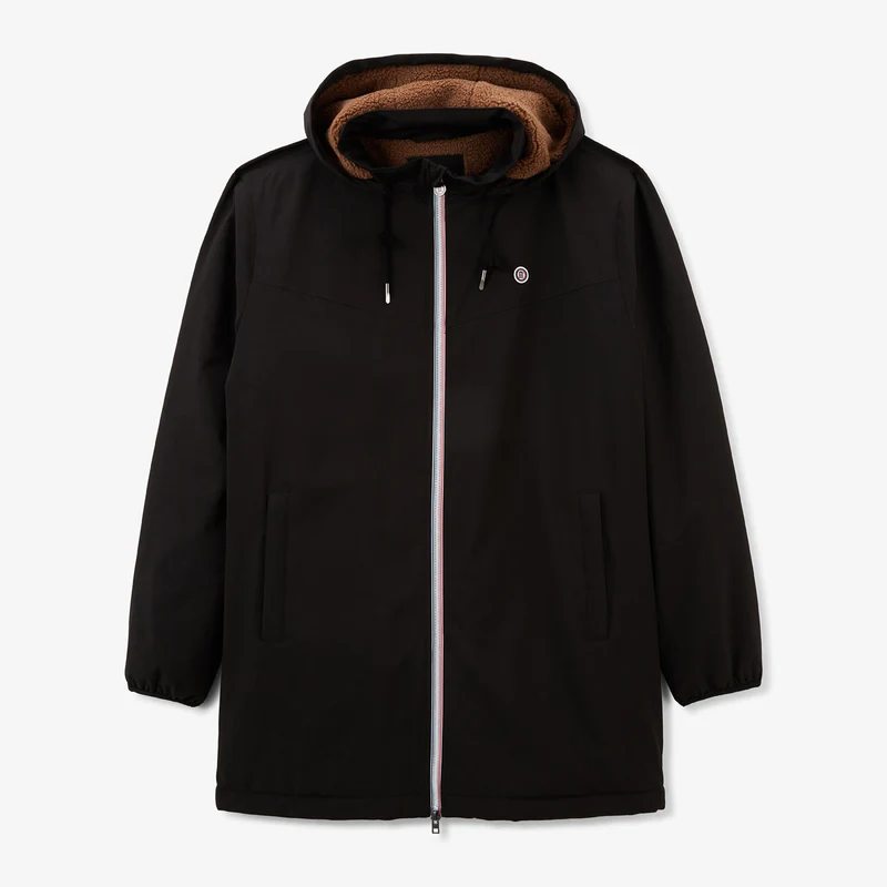 Featured image for “Parka Stormer doublure polaire déperlante noir Serge Blanco”