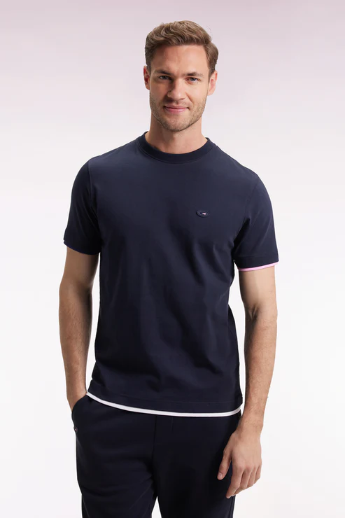 Featured image for “T-shirt XV de France à manches courtes marine Eden Park”