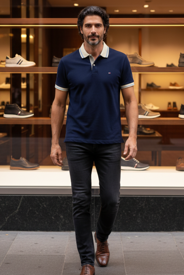 Featured image for “Polo marine Tommy Hilfiger”