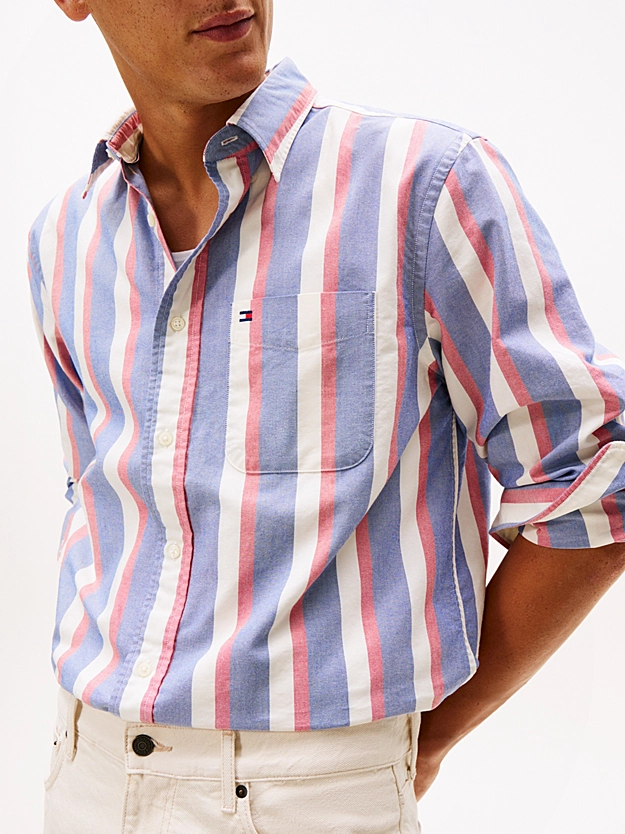 Featured image for “Chemise à rayures en coton Oxford Tommy Hilfiger”