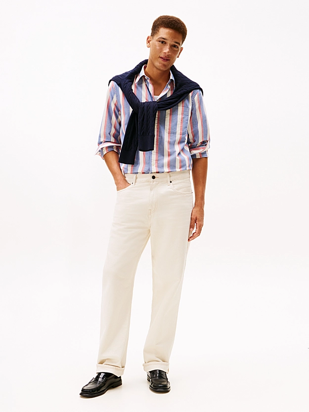 Featured image for “Chemise à rayures en coton Oxford Tommy Hilfiger”