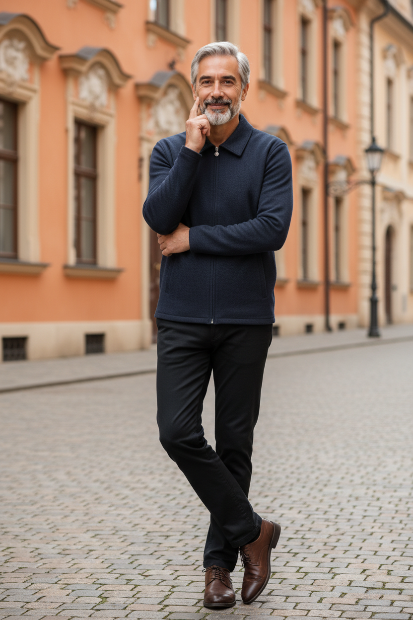 Featured image for “Gilet marine Serge Blanco”