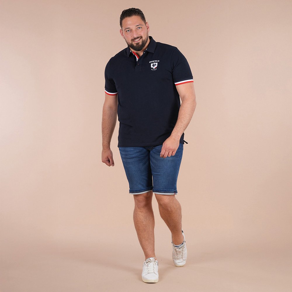 Featured image for “Polo à manches courtes Ruckfield French Rugby Club bleu marine”