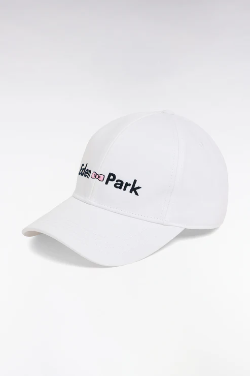 Featured image for “Casquette en twill de coton blanc broderie Eden Park”