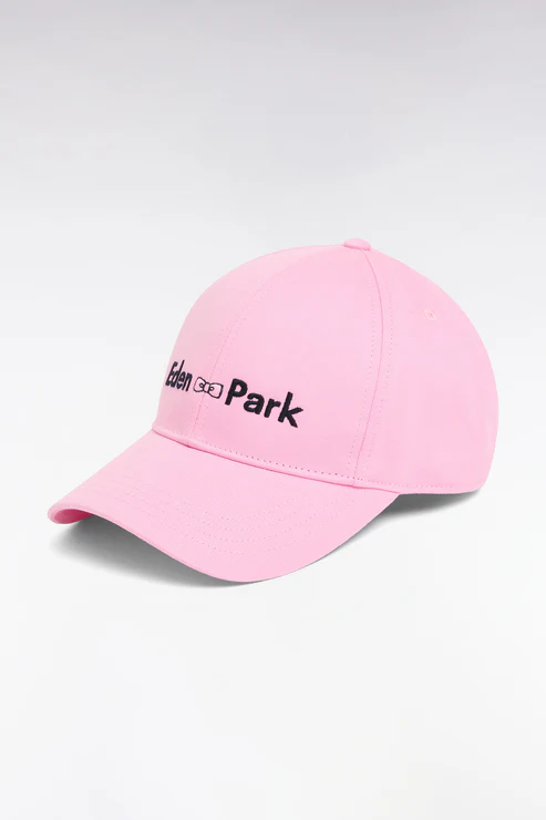 Featured image for “Casquette en twill de coton rose broderie Eden Park”