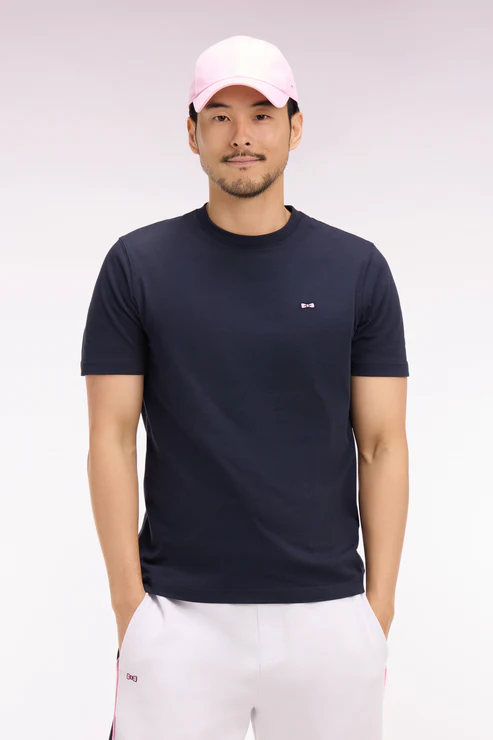 Featured image for “T-shirt à manches courtes marine sérigraphié coupe regular Eden Park”