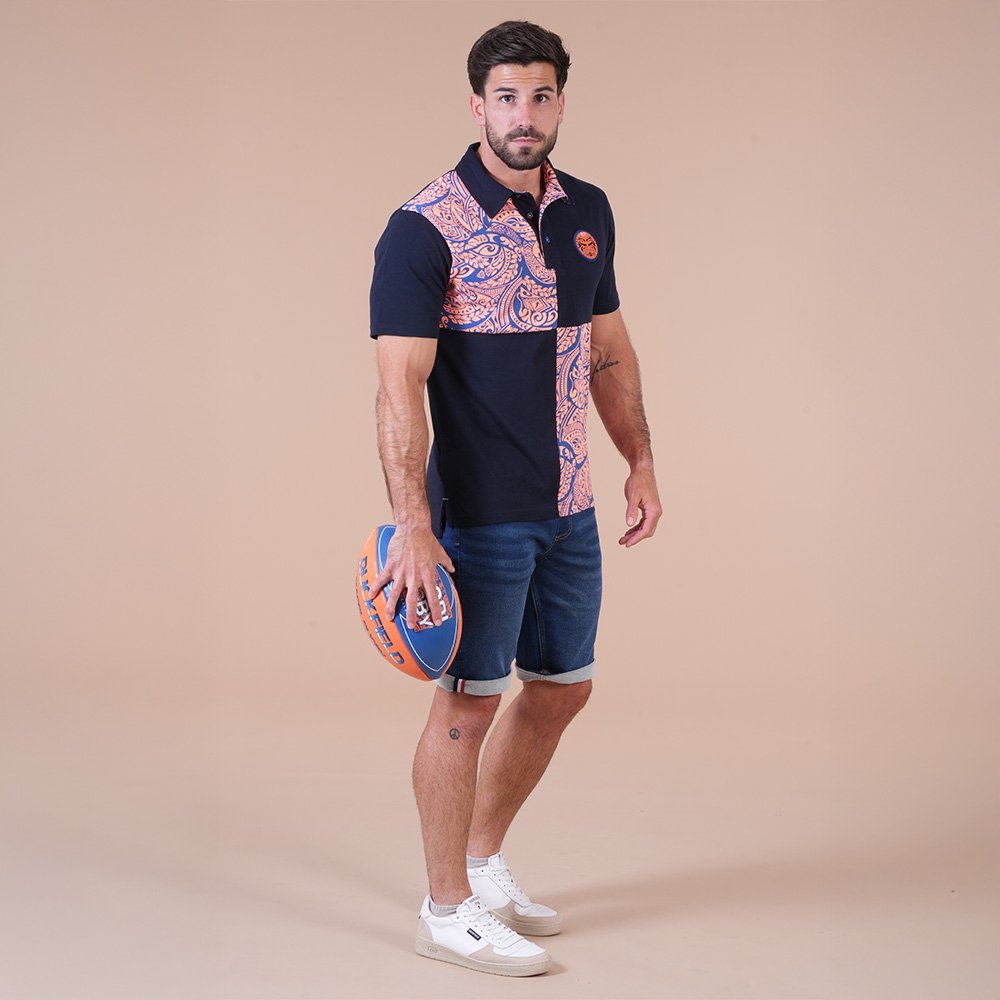 Featured image for “Polo Ruckfield à manches courtes Maori Rugby + ballon offert”