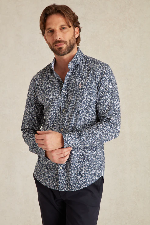 Featured image for “Chemise Slim à Imprimé Vicomte Arthur”