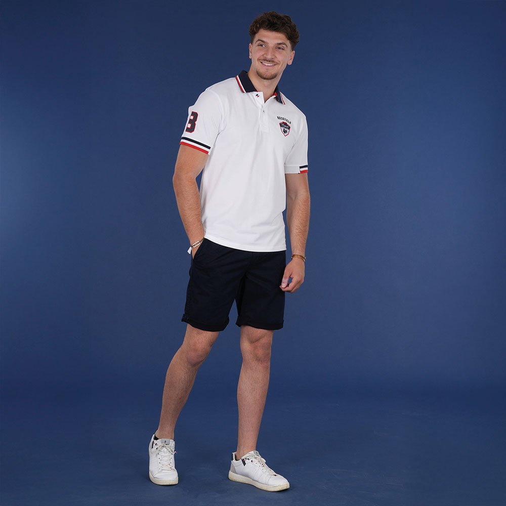 Featured image for “Polo à manches courtes Ruckfield French Rugby Club blanc”