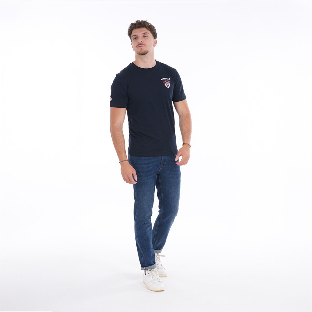 Featured image for “T-shirt à manches courtes Ruckfield French Rugby Club bleu marine”