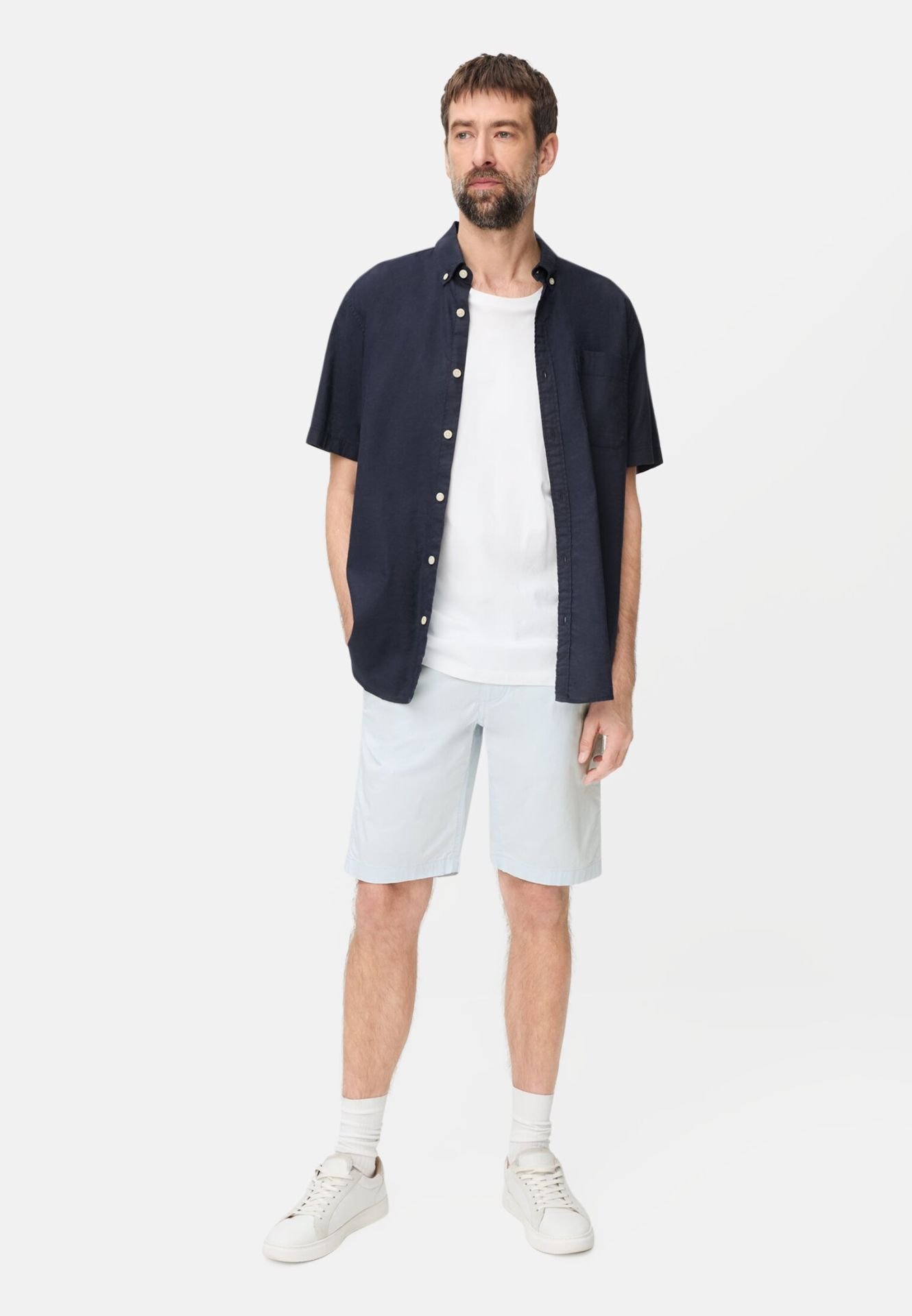 Featured image for “Bermuda shorts with zipper Airy blue Camel Active”