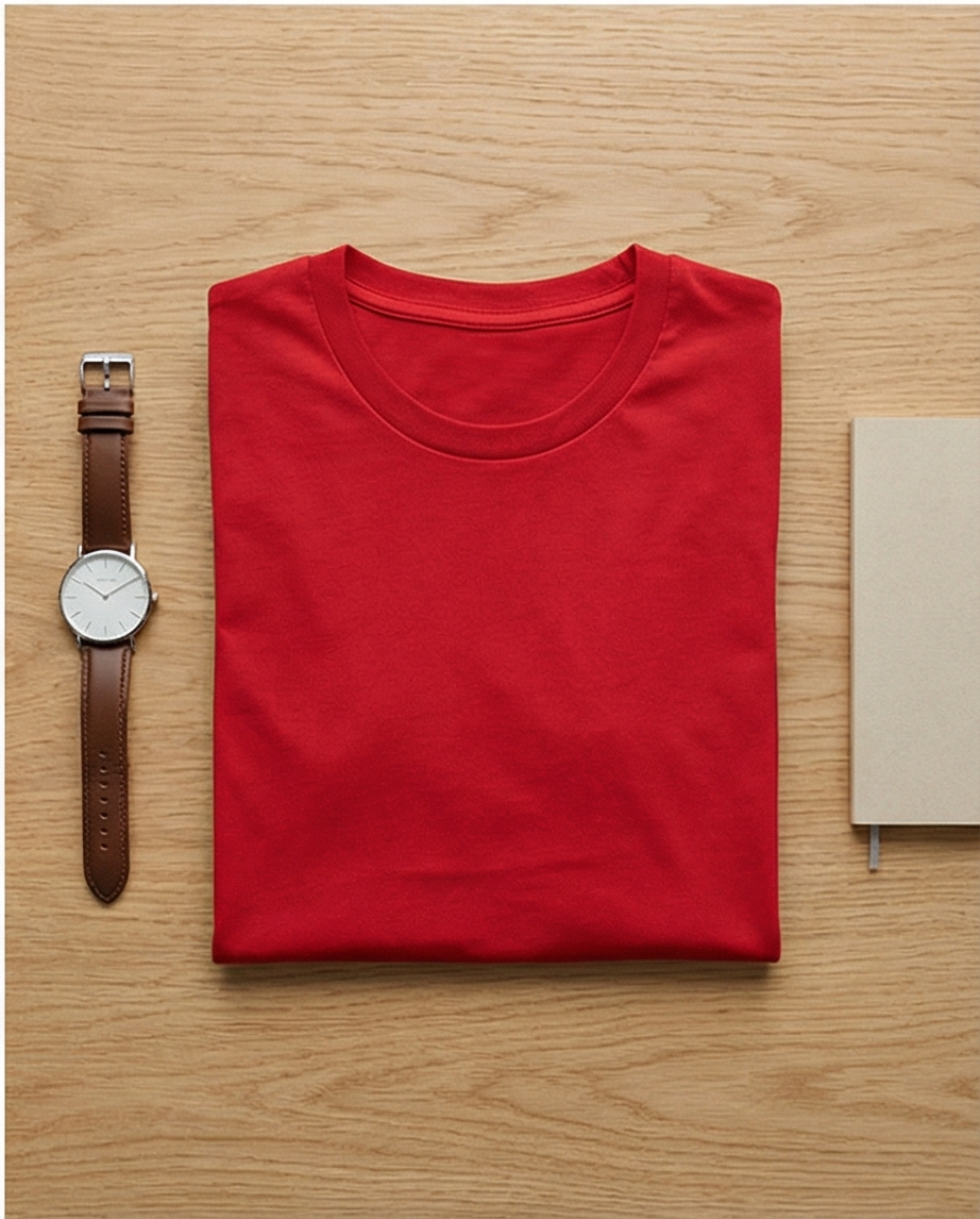 Featured image for “Tee shirt rouge coton régular Tommy Hilfiger”