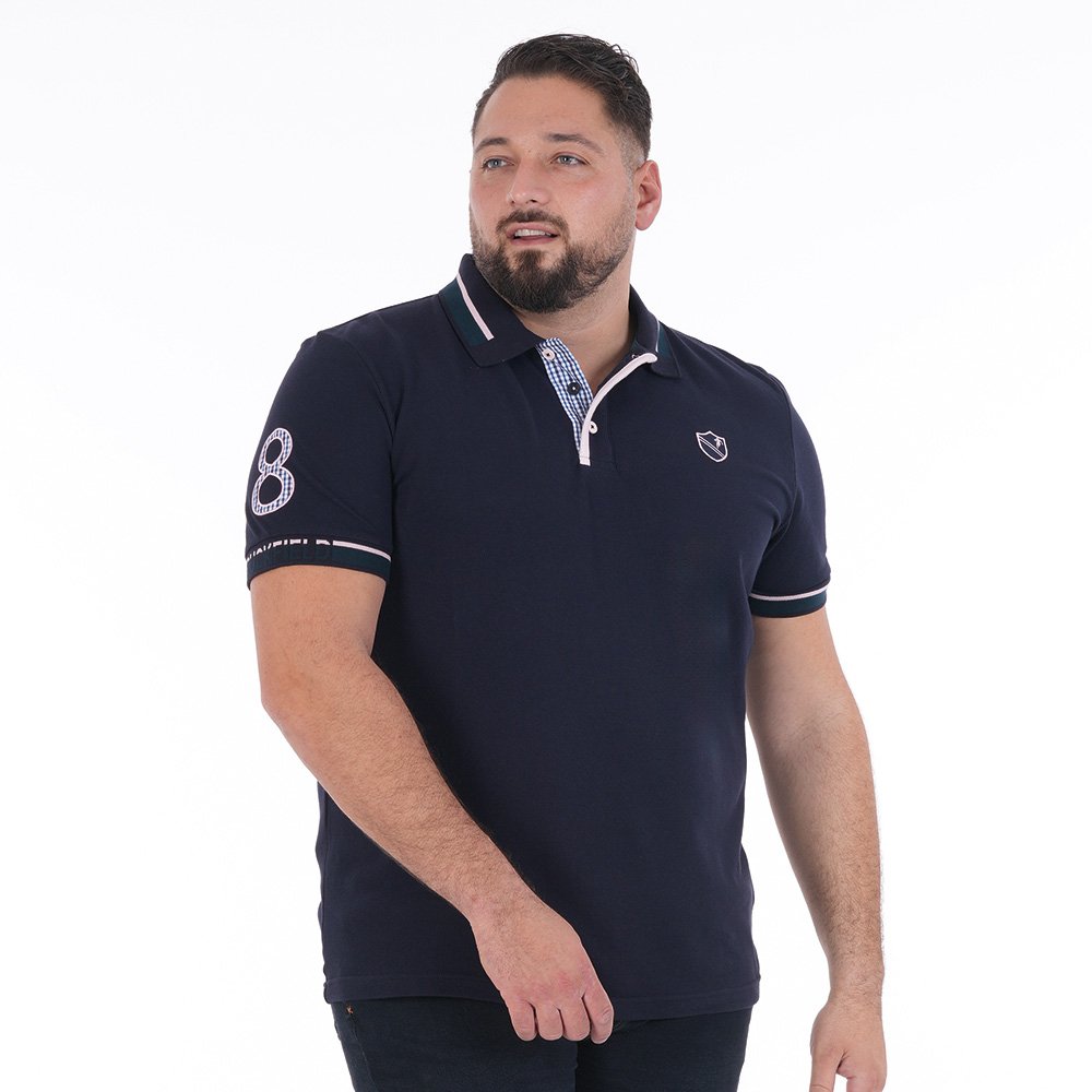 Featured image for “Polo à manches courtes bleu marine Ruckfield”