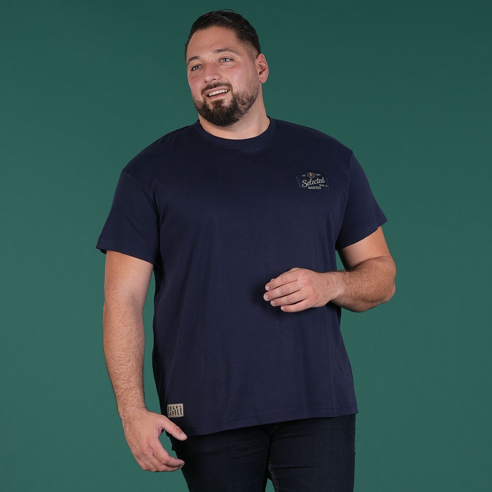 Featured image for “T-shirt bleu marine à manches courtes Ruckfield”