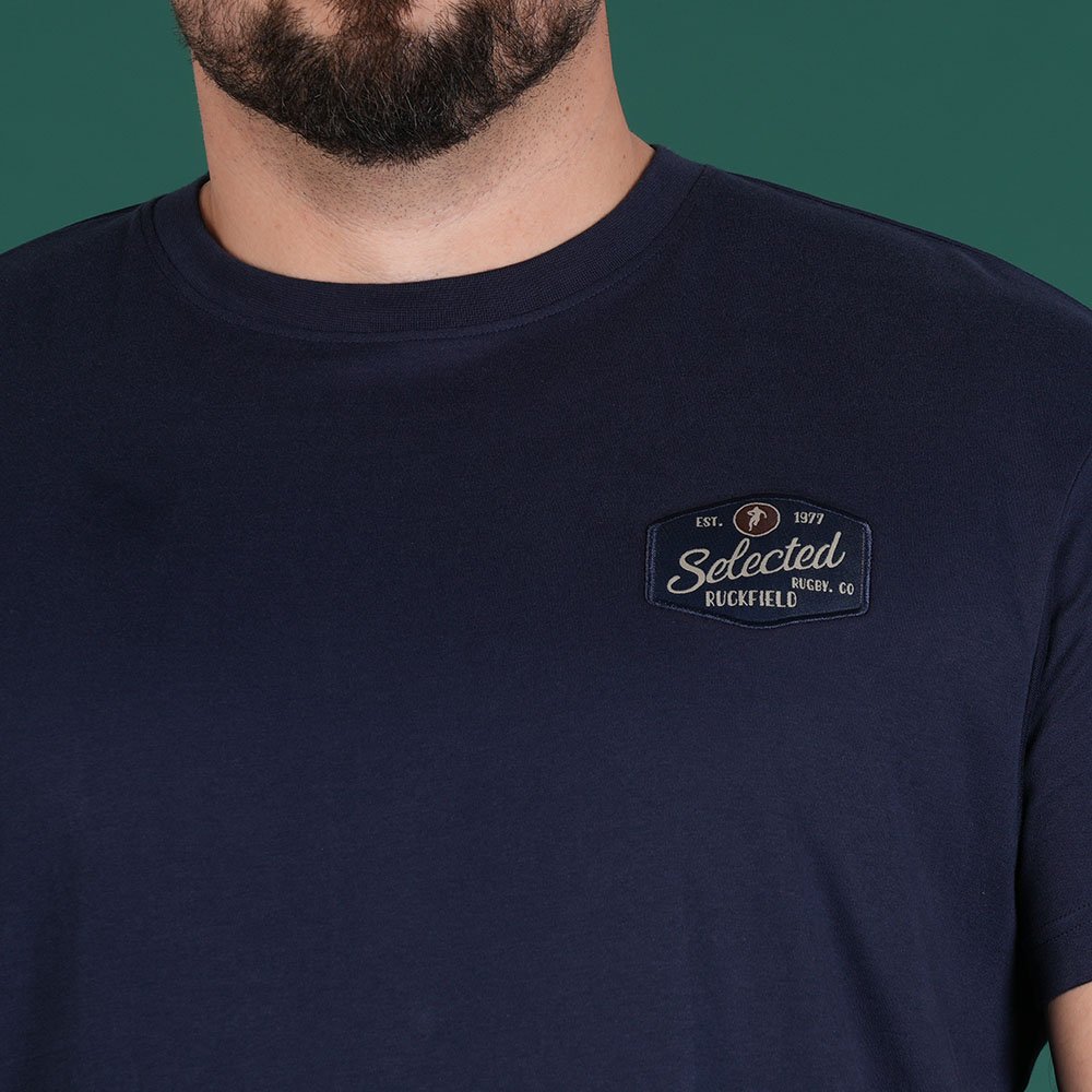 Featured image for “T-shirt bleu marine à manches courtes Ruckfield”