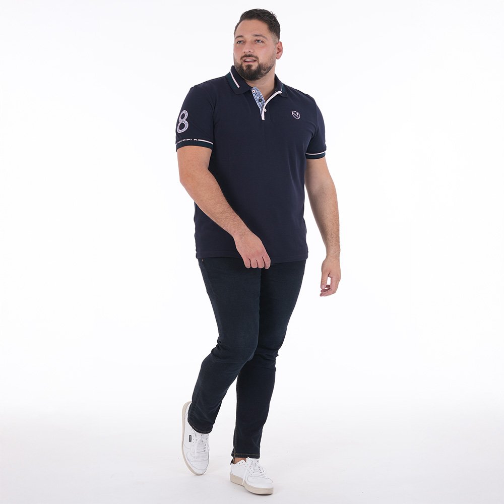 Featured image for “Polo à manches courtes bleu marine Ruckfield”