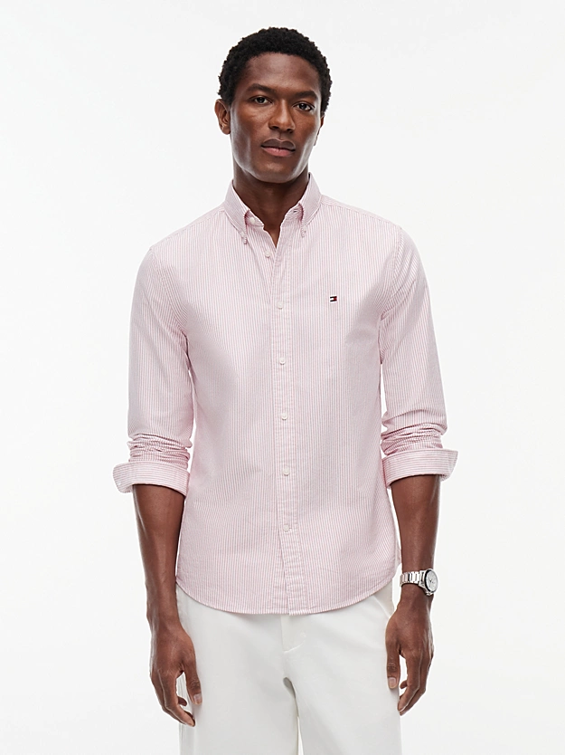 Featured image for “Chemise Oxford coupe standard à rayures Ithaca Tommy Hilfiger”