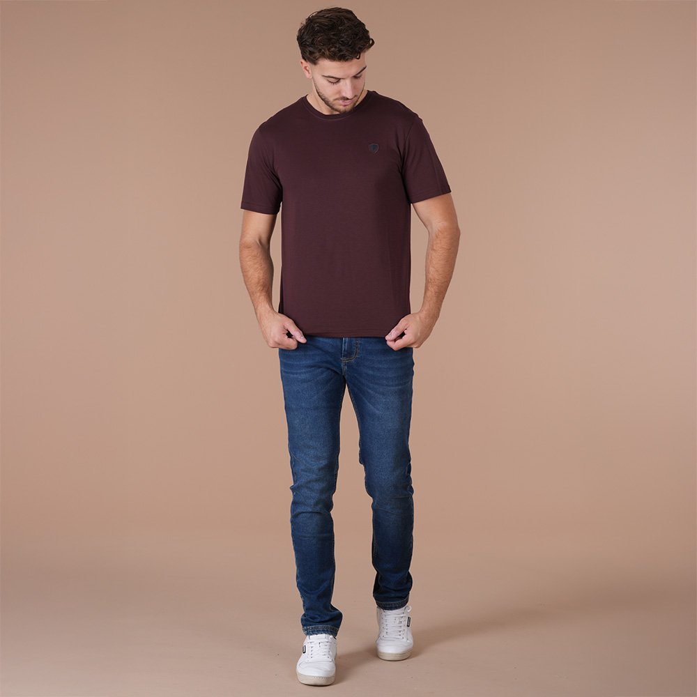 Featured image for “T-shirt supima - Le Basique premium Ruckfield bordeaux foncé”