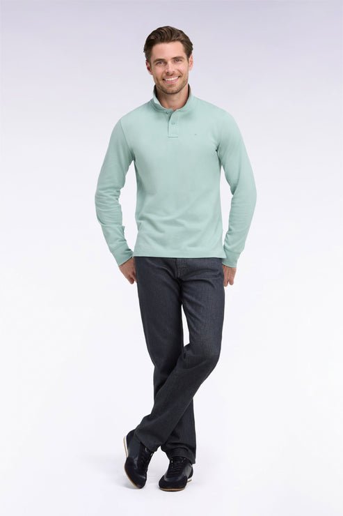 Featured image for “Regular fit dark gray stretch denim jeans Eden Park”