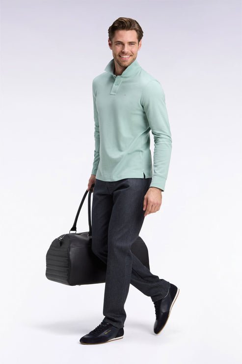 Featured image for “Regular fit dark gray stretch denim jeans Eden Park”