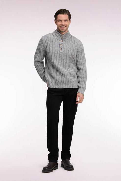 Featured image for “Regular fit black one wash stretch denim jeans Eden Park”