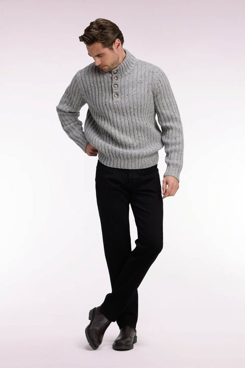 Featured image for “Regular fit black one wash stretch denim jeans Eden Park”