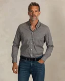 Featured image for “Chemise popeline stretch imprimée écrue Nza”